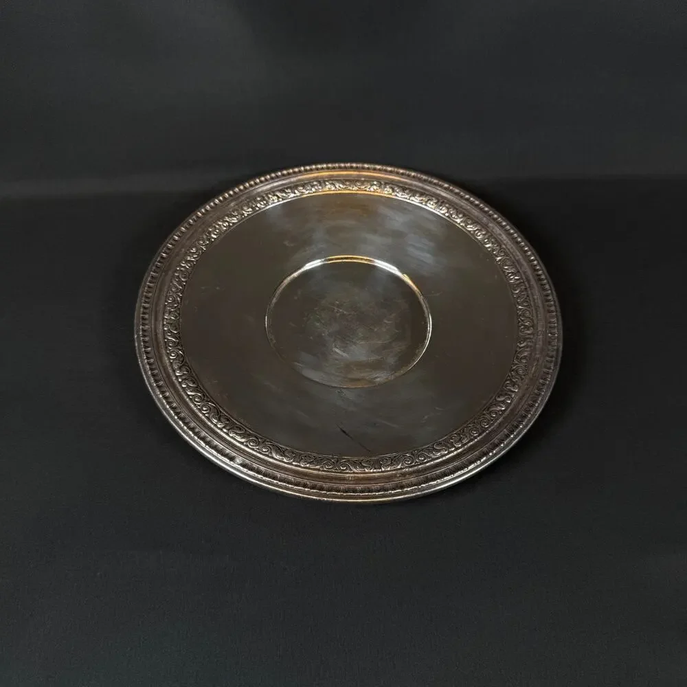 Vintage Reed & Barton 10.5” Dinner Plate #1201 Silver Plated